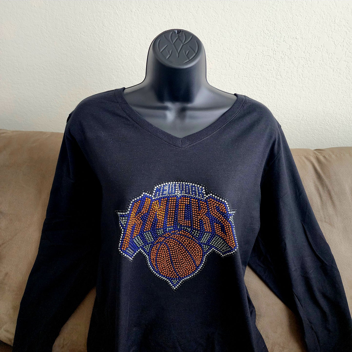 New York Knicks Rhinestone Bling Design