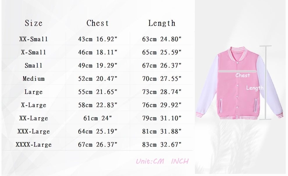 AKA Rhinestone Bling Varsity Baseball Jacket with White Sleeves