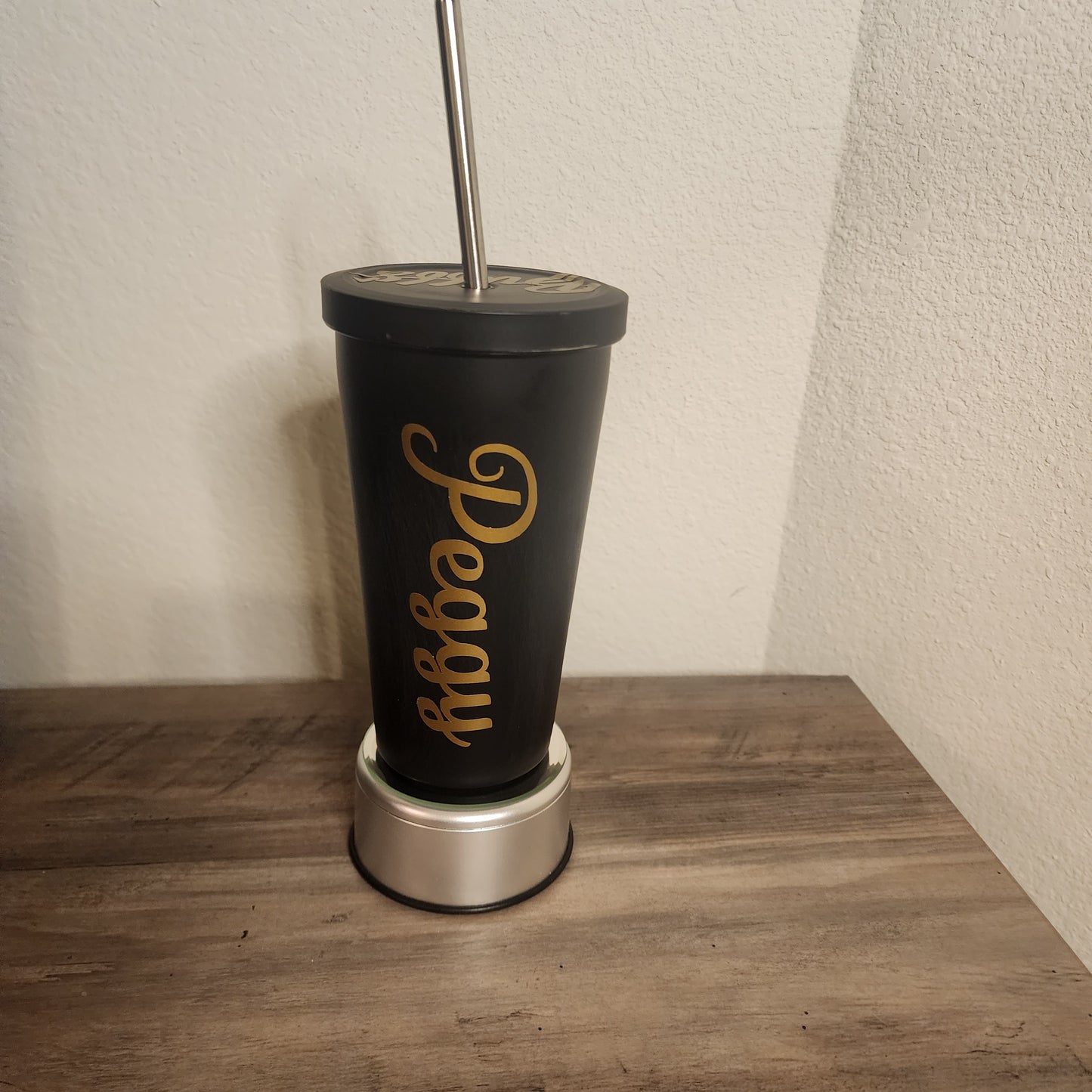 Colorado Buffs Rhinestone/Bling Personalized 19 oz Stainless Steel Tumbler with Straw