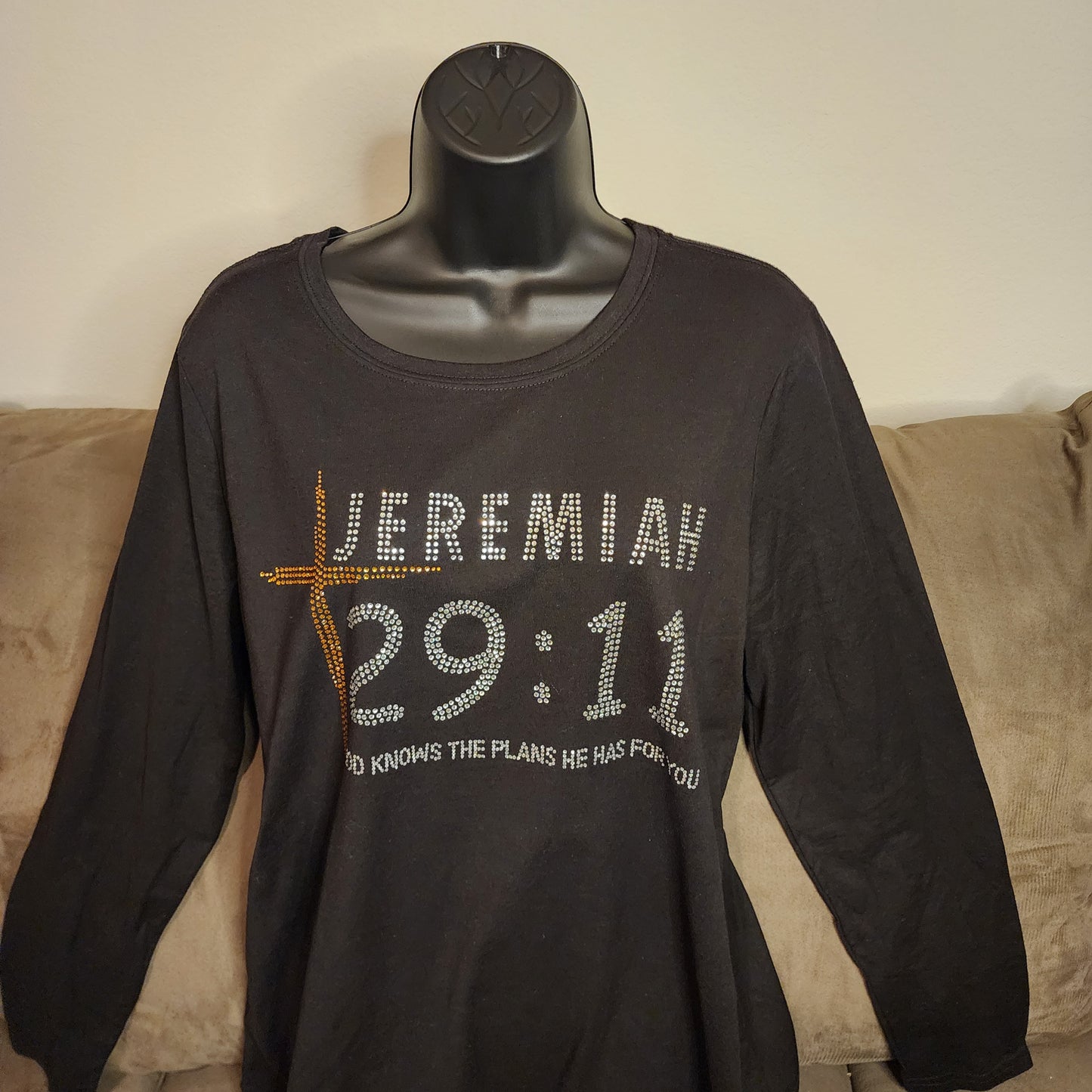 Jeremiah 29:11 Rhinestone Design