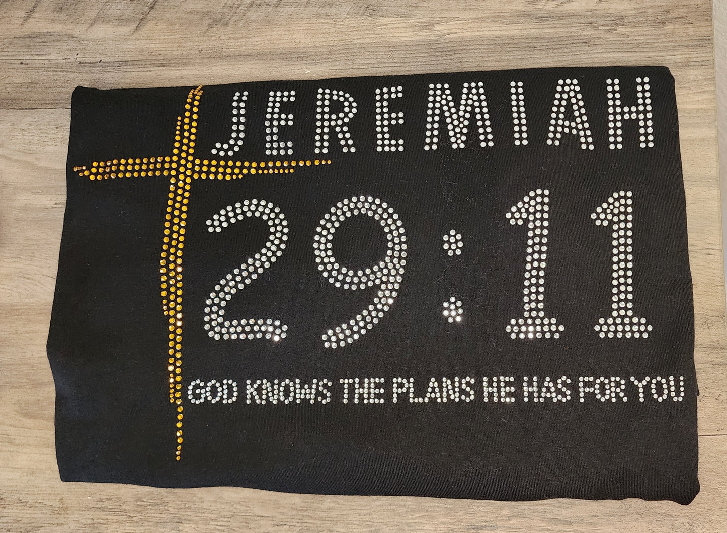 Jeremiah 29:11 Rhinestone Design