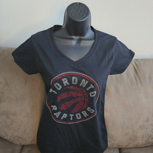 Toronto Raptors Rhinestone Bling Design