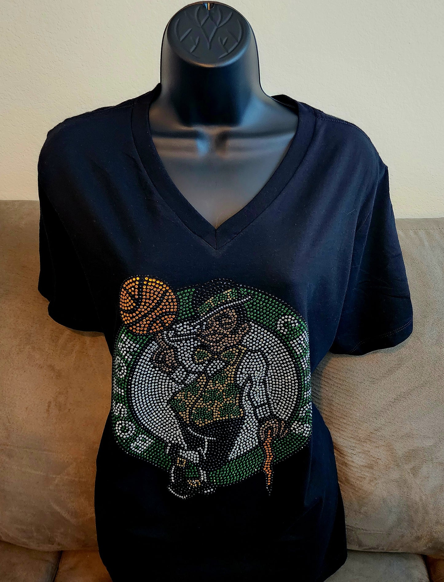 Boston Celtics Rhinestone Bling Design