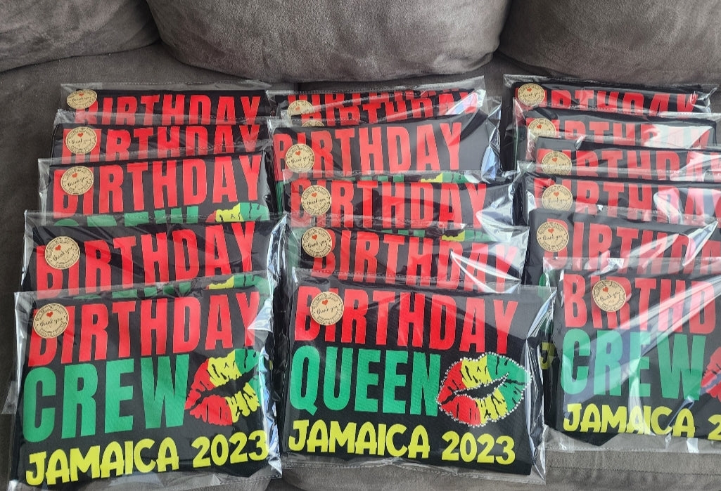 Birthday Crew Jamaica Design