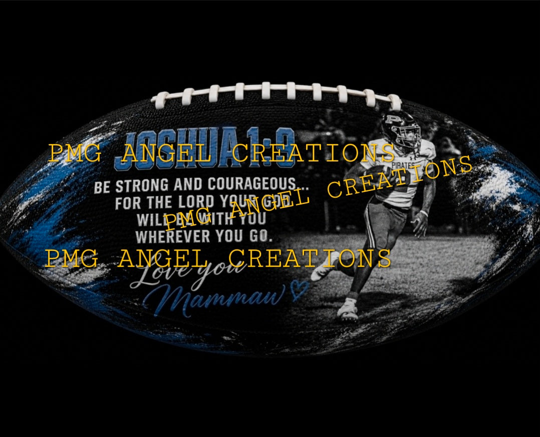 Football-Custom All-Over Personalized Keepsake