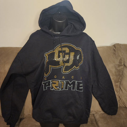 Colorado Buffaloes Coach Prime Rhinestone Bling Design