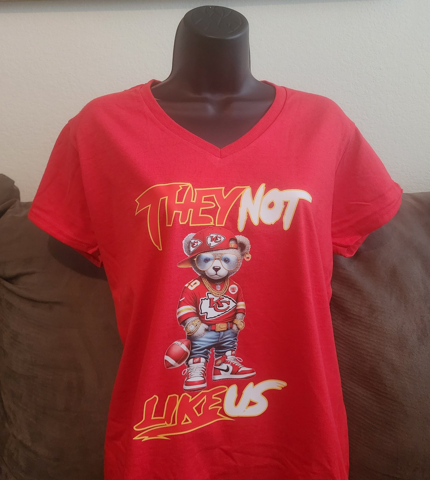 Kansas City Chiefs They Not Like Us Bear Design