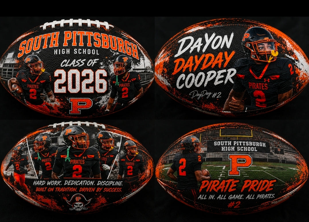 Football-Custom All-Over Personalized Keepsake