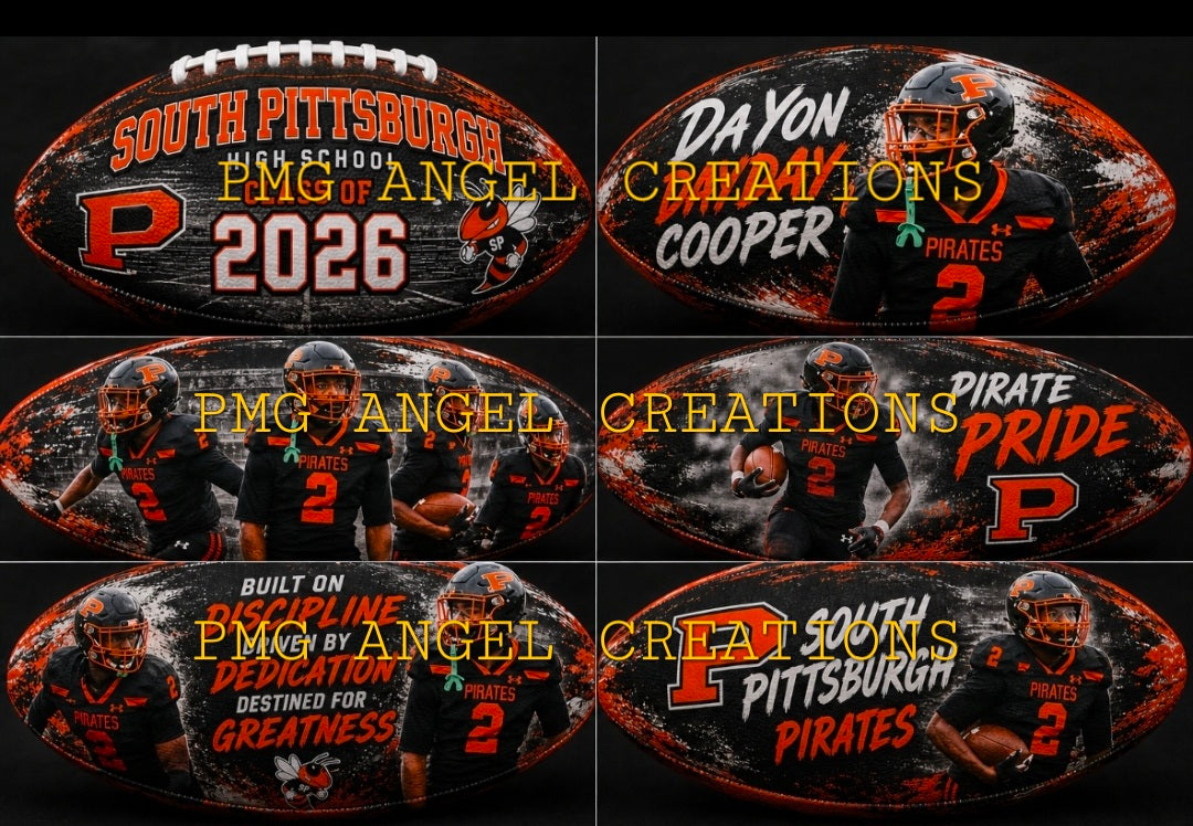 Football-Custom All-Over Personalized Keepsake
