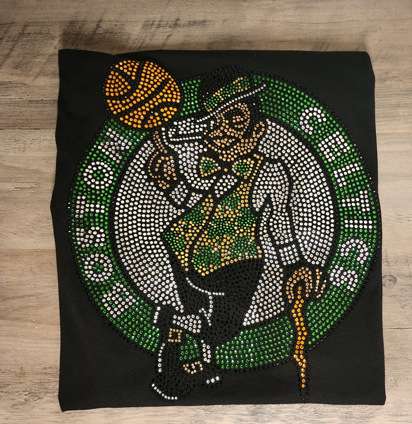 Boston Celtics Rhinestone Bling Design