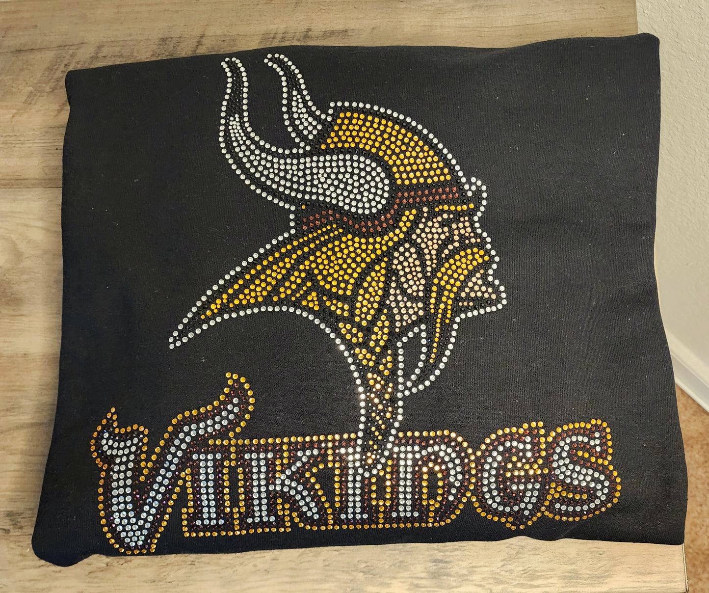 Minnesota Vikings Rhinestone Bling Design