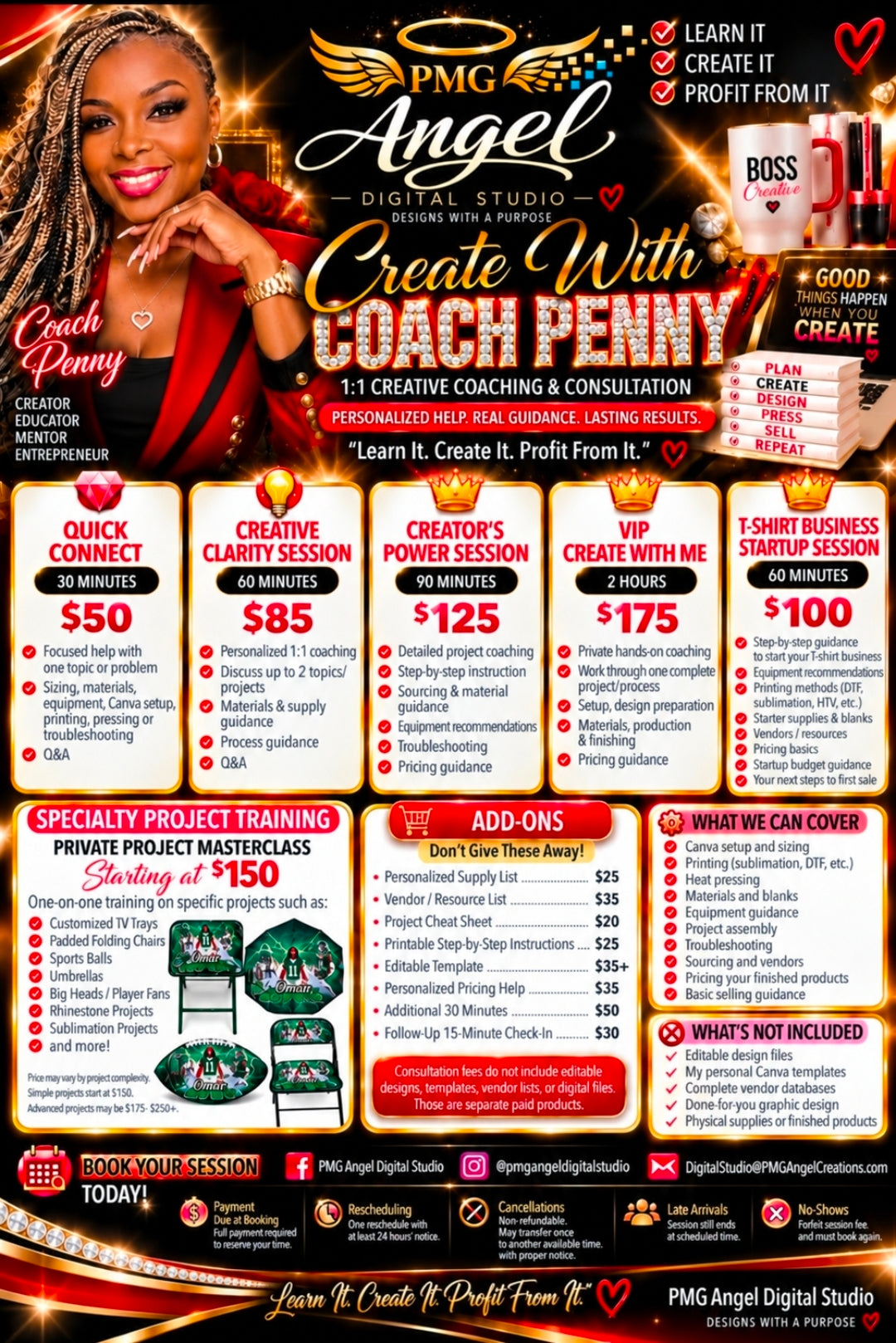 Create With Coach Penny|1:1 Creative Coaching & Consultation