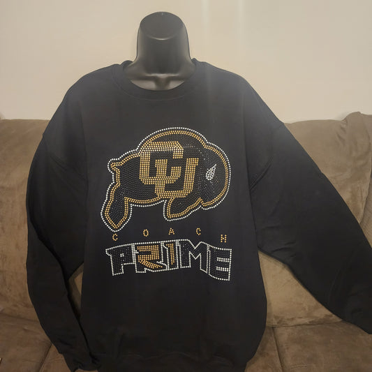 Colorado Buffaloes Coach Prime RhineSTUD Design