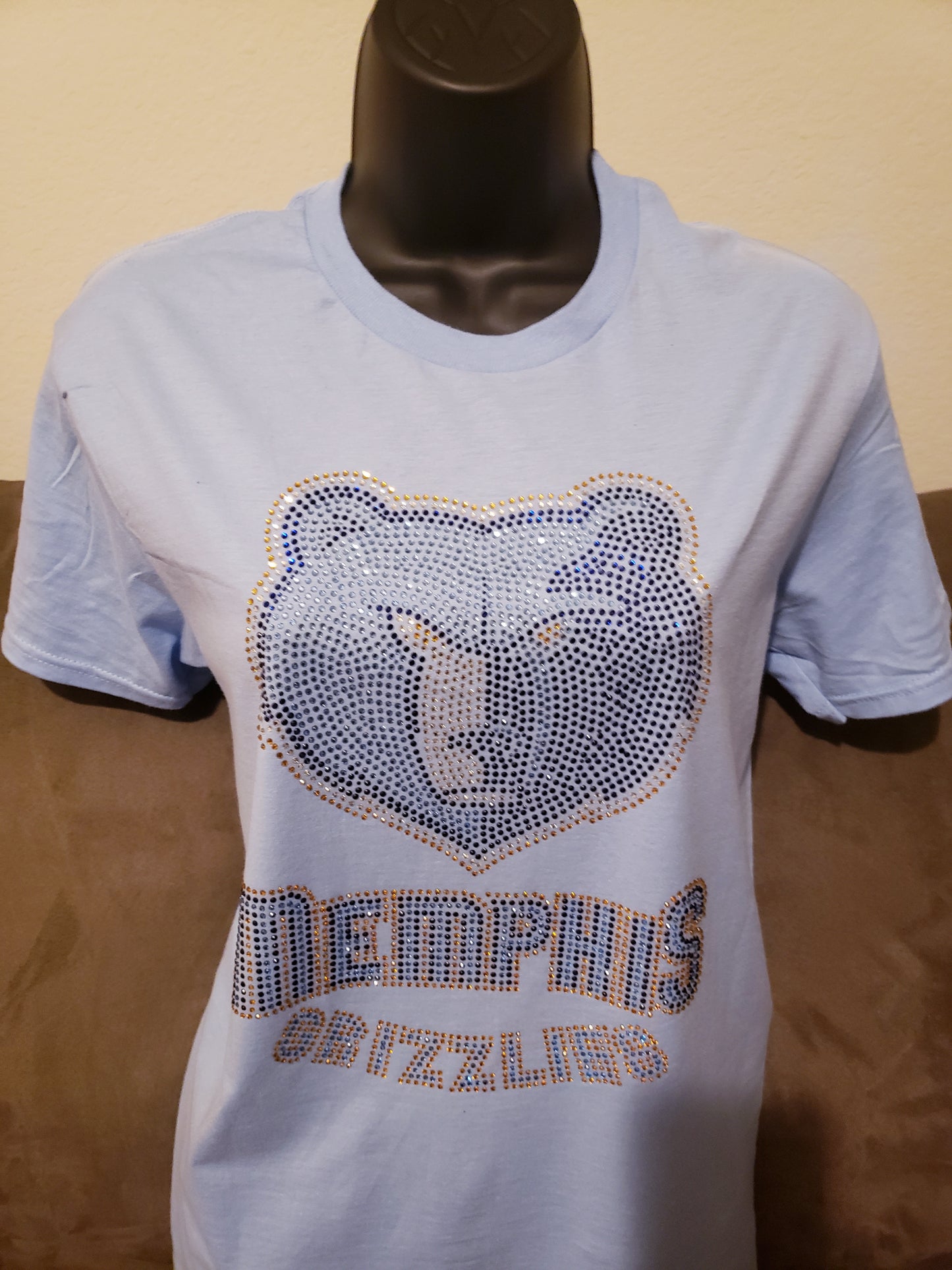 Memphis Grizzlies Rhinestone Bling Design