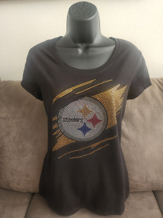 Pittsburgh Steelers Rhinestone Bling Design