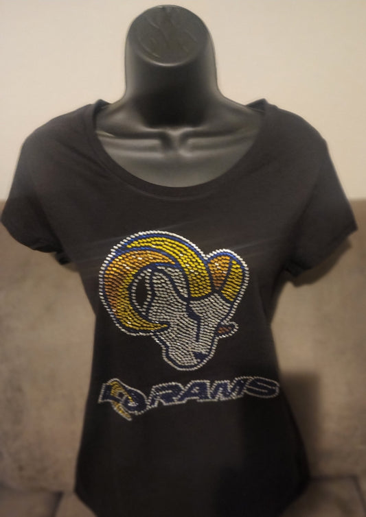 Los Angeles Rams Rhinestone Bling Design