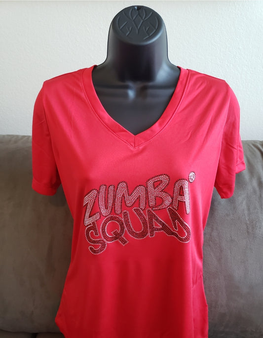 Zumba Squad Rhinestone Bling Design