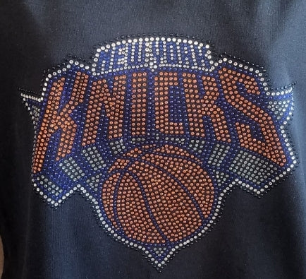 New York Knicks Rhinestone Bling Design